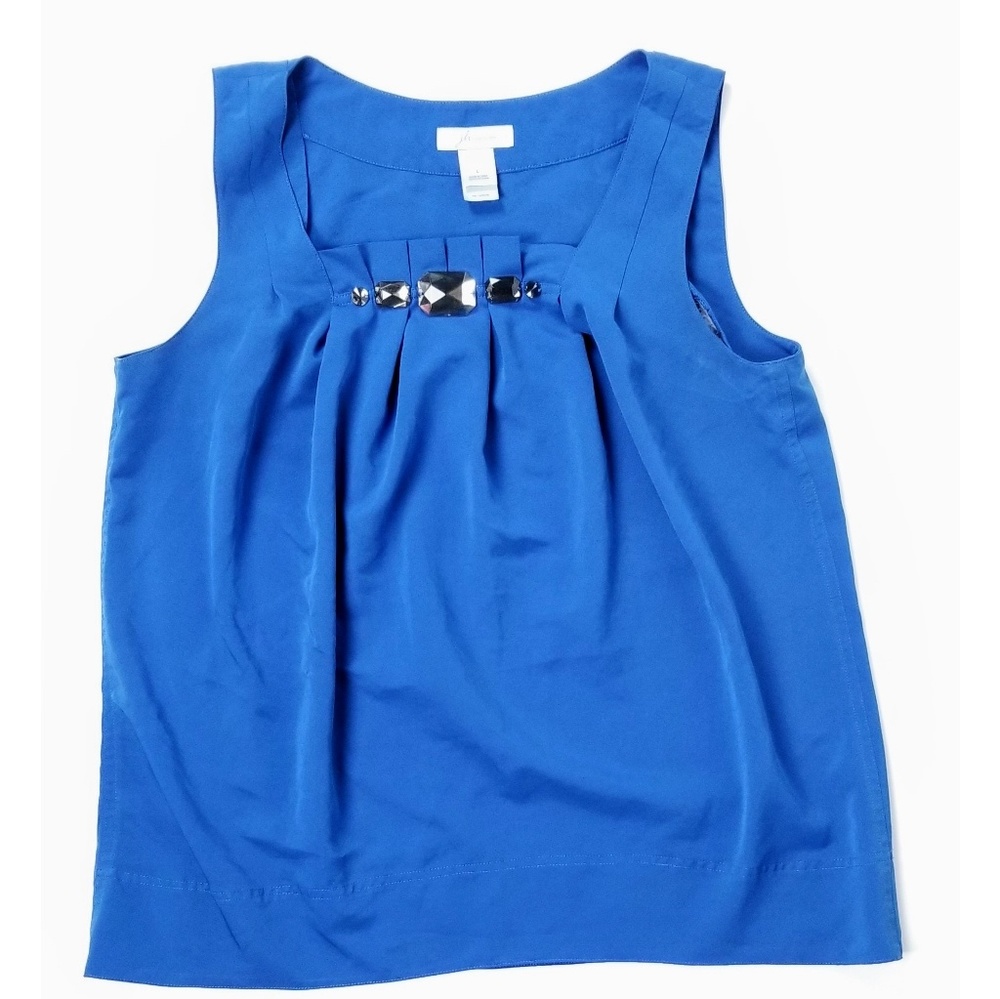 JH Collectibles Ladies Blue Jewelled Top